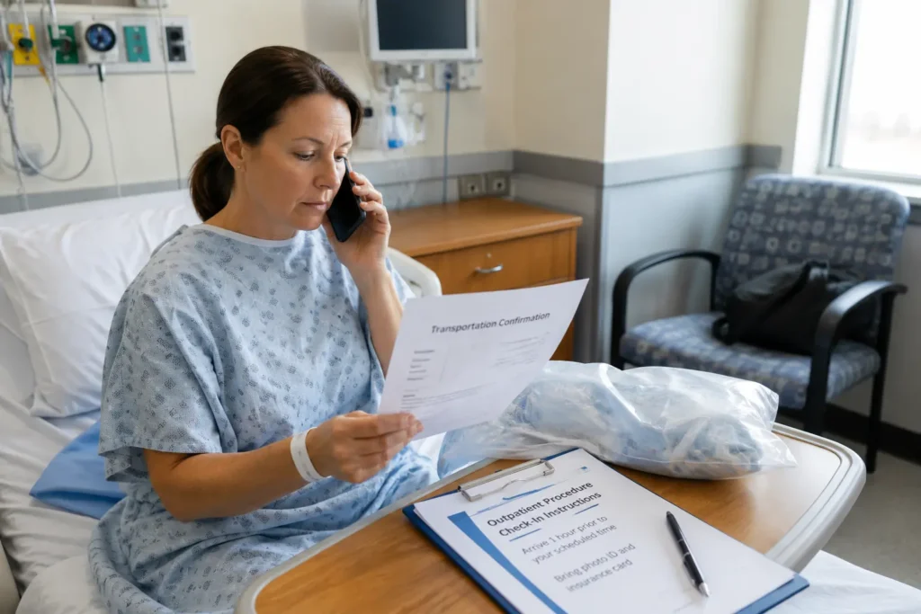 How to get a ride home from a medical procedure? Planning a safe ride home after a rider procedure