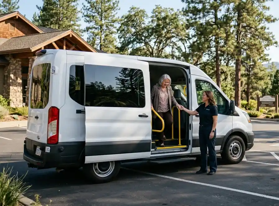 Non-Emergency Medical Transportation service in Placerville ca by FirstMed Transit providing safe, reliable transportation for medical appointments, dialysis, hospital discharge, wheelchair, and senior transportation.