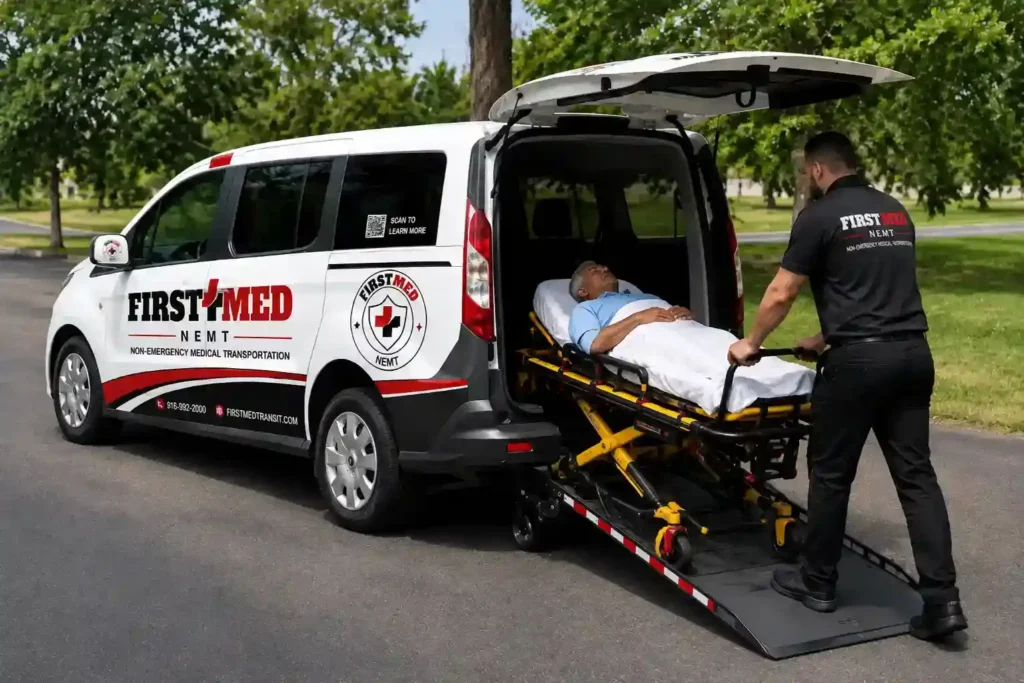 Same-Day Non emergency medical transportation Sacramento service for safe and reliable patient medical rides