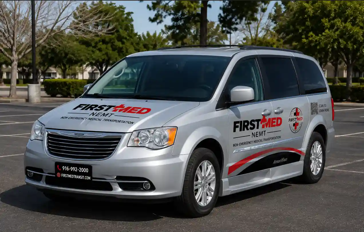 Wheelchair-accessible transportation Sacramento providing safe, comfortable, and reliable non-emergency medical rides for patients using wheelchairs. Ambulatory Transportation Vehicles | Safe Non-Emergency Medical Transport