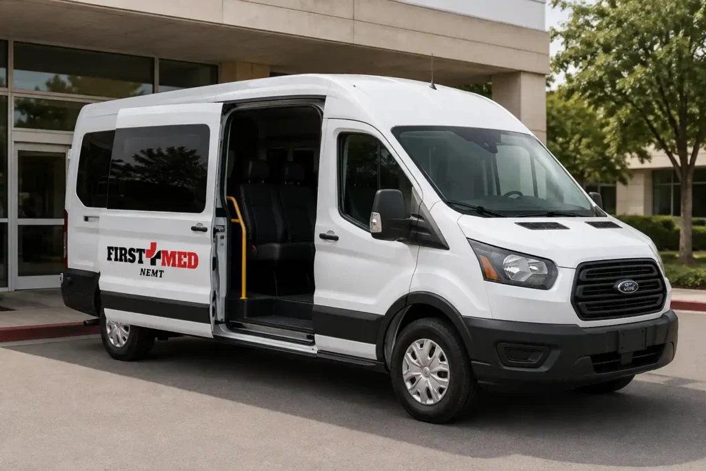 Professional non emergency medical transportation Sacramento service providing safe, reliable, wheelchair-accessible rides to hospitals, clinics, dialysis centers, and medical appointments.